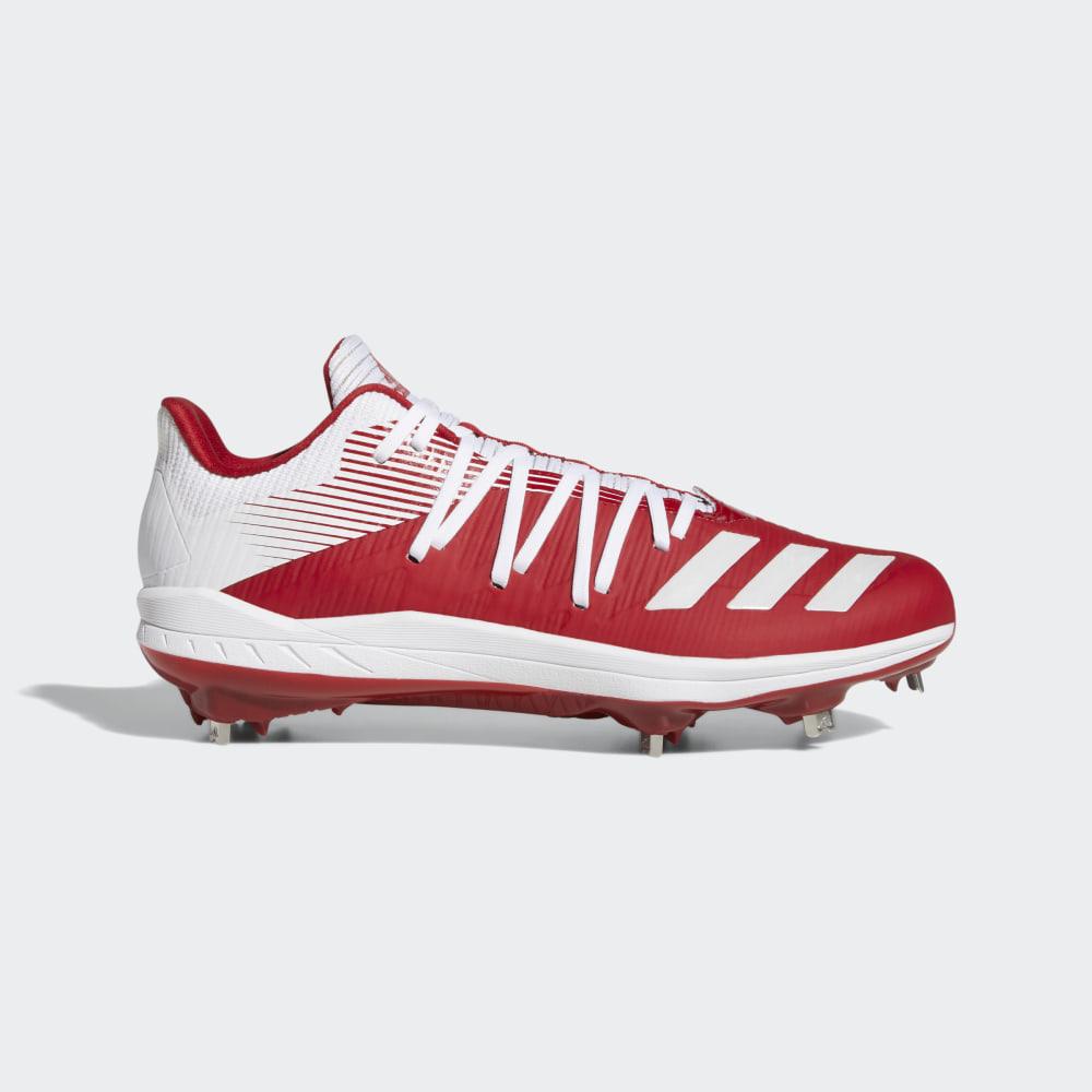 Adidas Men's Adizero Afterburner 6 Baseball Cleats Red/White/Silver Metal Ireland G27660